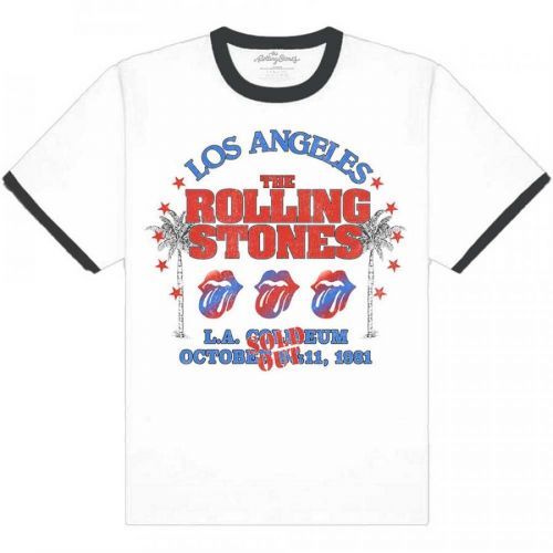 The Rolling Stones tričko American LA Tour Biela S