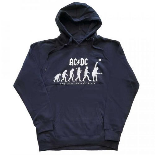 AC/DC mikina Evolution of Rock Modrá S