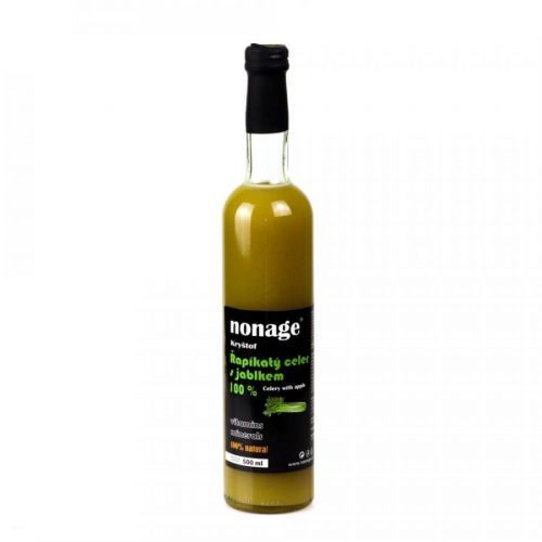 NONAGE Stopkový zeler s jablkom zeleninová šťava premium 500 ml