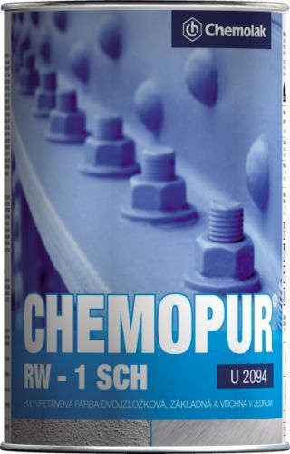 CHEMOPUR RW U 2094 - Polyuretánová dvojzložková polomatná farba RAL 1000 - zelenobéžová 0,8 L