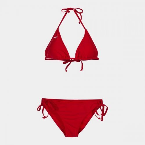 SANTA MÓNICA BIKINI TOP + SWIMMING BOTTOMS RED L