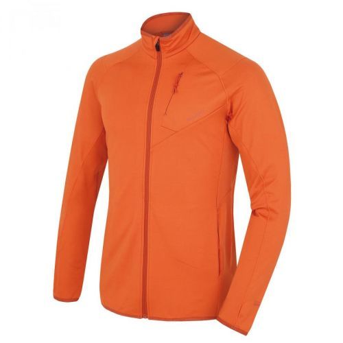 Men's sweatshirt with zip HUSKY Tarp M brick