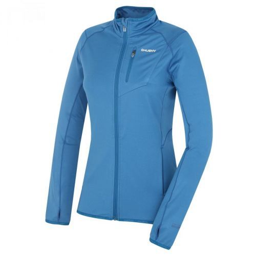 Women's sweatshirt with zip HUSKY Tarp L blue