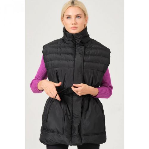 Z6747 DEWBERRY LADIES VEST-BLACK