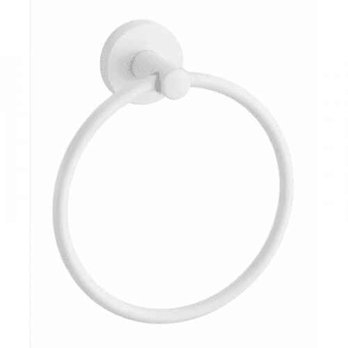 Závěsný kulatý věšák na ručníky MEXEN REMO bílý