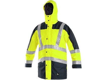 Pánska reflexná bunda LONDON, 5v1, žlto-modrá, vel. 2XL