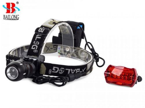 Súprava osvetlenia Bailong BL-B06B na bicykel/koležku, prednú aj zadnú