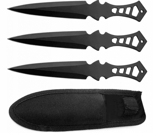 Vrhací nôž - sada s puzdrom 3 ks 19 cm