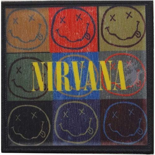Nirvana Distressed Smiley Blocks