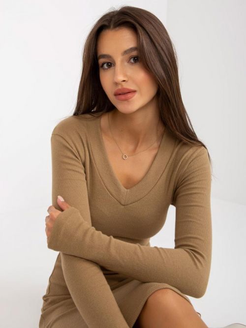 EM SK 673 šaty.78P ťava jedna veľkosť