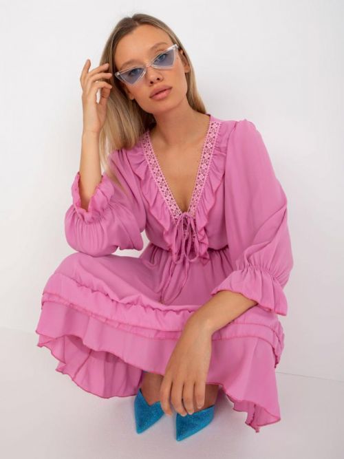 Šaty TW SK BI 0761.92 ružová jedna veľkosť