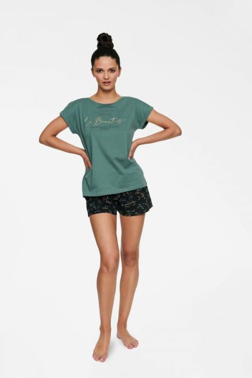 Piżama Herb 40102-97X Zielono-Czarna - Henderson Ladies L
