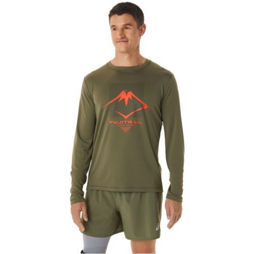 Asics T-shirt Fujitrail Logo LS Top M 2011C720-300 pánske M