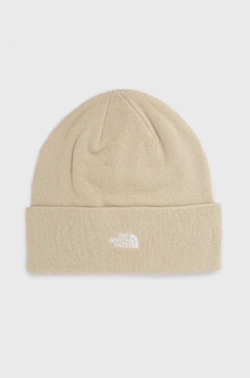 Čiapka The North Face béžová farba,