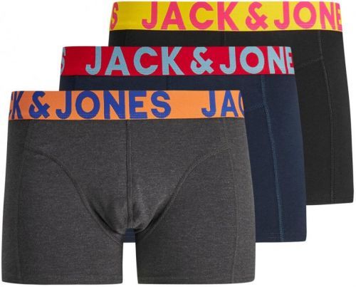 Jack&Jones 3 PACK - pánske boxerky JACCRAZY 12151349 S