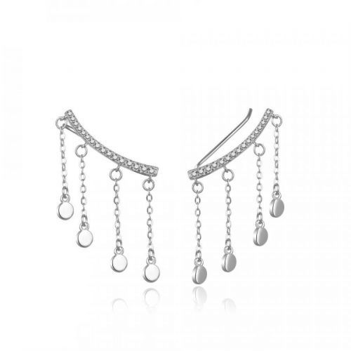 MOISS Módne pozdĺžne náušnice s retiazkami E0003081