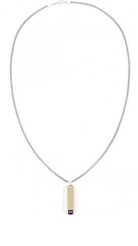 Tommy Hilfiger Štýlový bicolor náhrdelník Psie známka 2790318