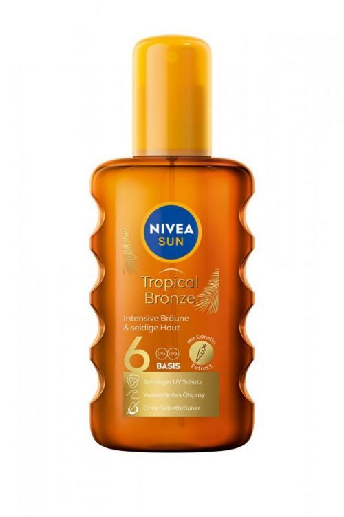 Nivea Olej na opaľovanie v spreji SPF 6 Sun Karotén (Oil Spray) 200 ml