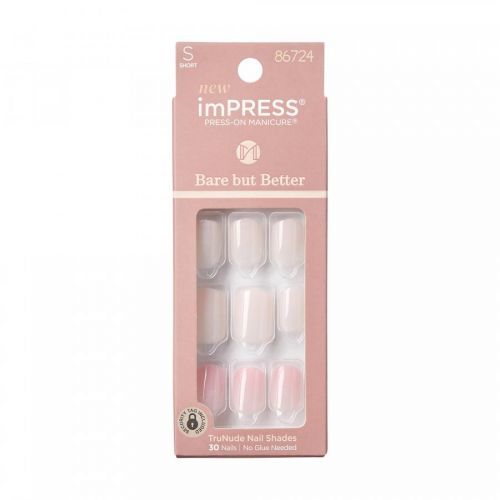 KISS Samolepiace nechty imPRESS BBB Nails Effortless Finish 30 ks