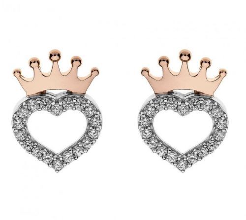 Disney Pôvabné strieborné náušnice kôstky Princess E905643UZWL