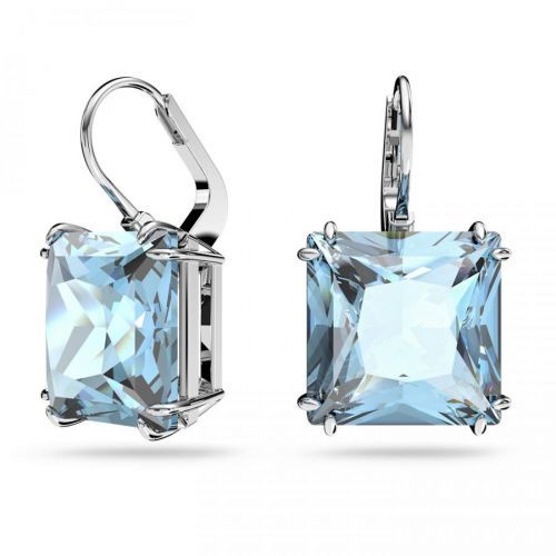 Swarovski Výrazné visiace náušnice s modrými kryštálmi Millenia 5619472