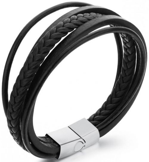 Troli Náramok z kožených remienkov Leather
