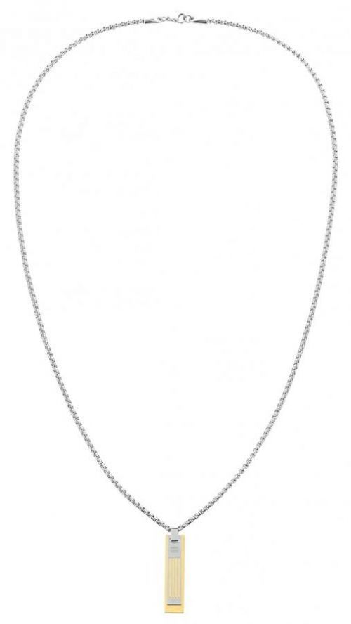 Tommy Hilfiger Ikonický bicolor náhrdelník s kryštálmi 2790351