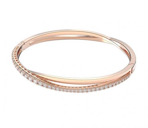Swarovski Trblietavý bronzový náramok Twist 5620552 5,8 x 5,2 cm