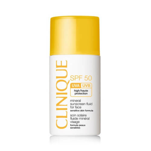 Clinique Minerálne opaľovacie fluid na tvár SPF 50 ( Mineral Sunscreen Fluid For Face) 30 ml