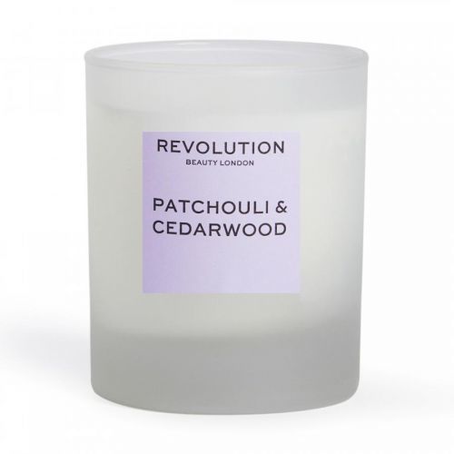 Revolution Vonná sviečka Patchouli & Cedarwood (Scented Candle) 170 g