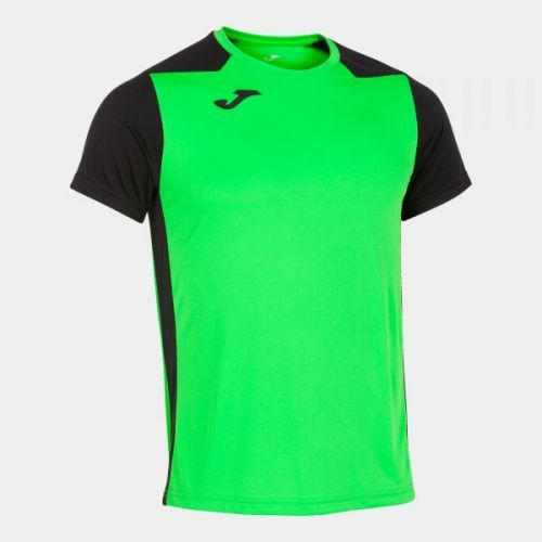 RECORD II SHORT SLEEVE T-SHIRT FLUOR GREEN BLACK 2XS