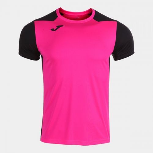 RECORD II SHORT SLEEVE T-SHIRT FLUOR PINK BLACK 2XL