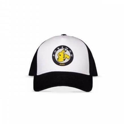 Difuzed Šiltovka Pokémon Pikachu - čiernobiela