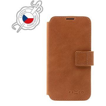 FIXED ProFit z pravej hovädzej kože pre Apple iPhone 7/8/SE (2020/2022) hnedé