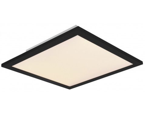 Stropné LED osvetlenie Alpha 29x29 cm, čierne%