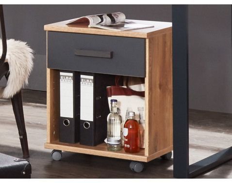 Úložný kontajner na kolečkách Liverpool, dub%