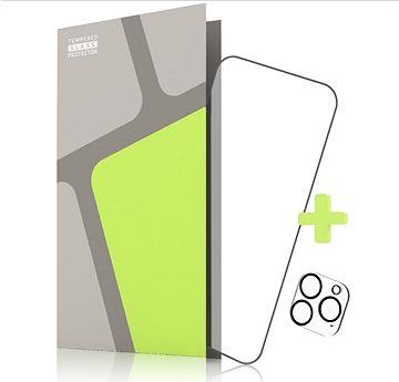 Tempered Glass Protector rámčekové na iPhone 14 Pro Max + sklo na kameru