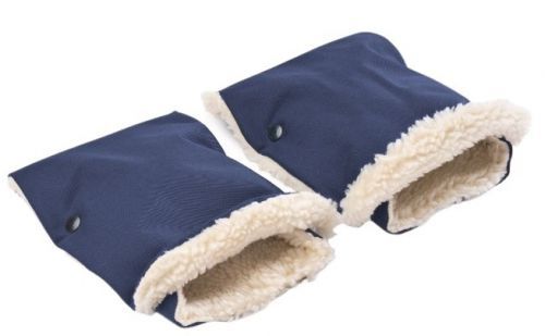 Sensillo Rukávnik na kočík modrý 45x21cm 2ks