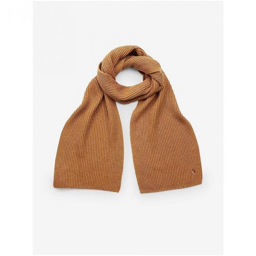 Brown Men's Ribbed Scarf Tommy Hilfiger - Men's