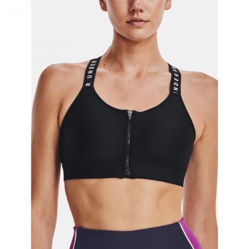 Under Armour Bra UA Infinity High Bra Zip-BLK - Women