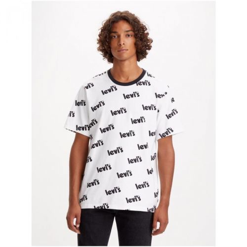 Levi's White Men's Patterned T-Shirt Levi's® Poster - Men