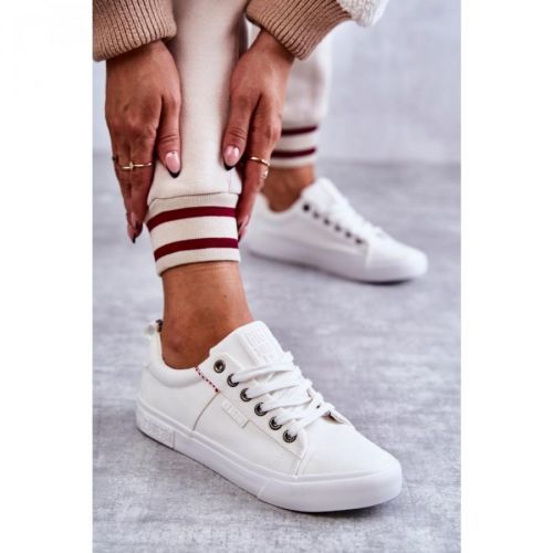 Women's Low Material Sneakers Big Star KK274003 White