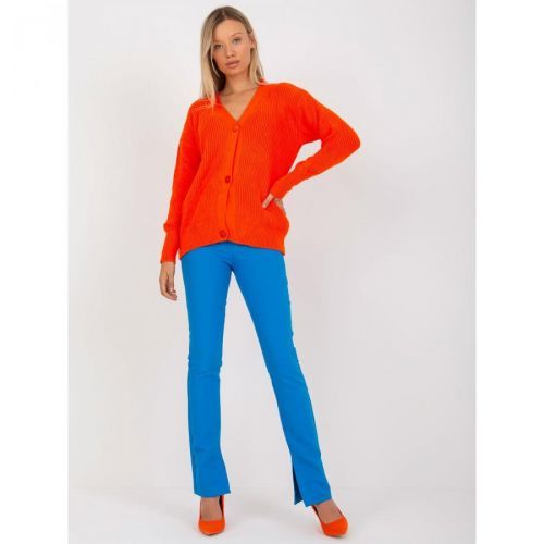 Orange oversize cardigan RUE PARIS