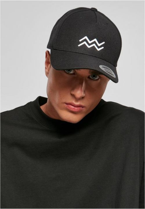 Zodiac YP Classics 5-Panel Premium Curved Visor Snapback Cap aquarius - One Size