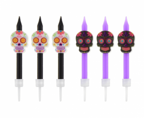 Godan Tortové sviečky - Dia de Los Muertos 6 ks