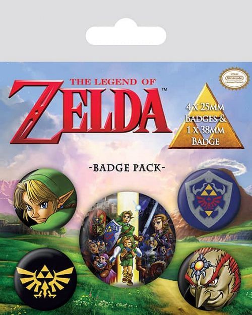 Set odznaků Zelda