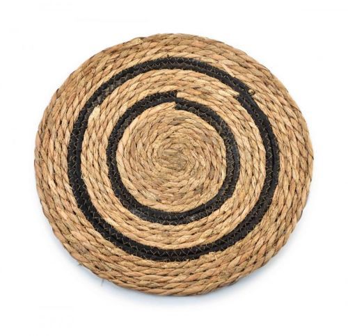 Koberec z mořské trávy Bali II 38 cm hnědý/černý