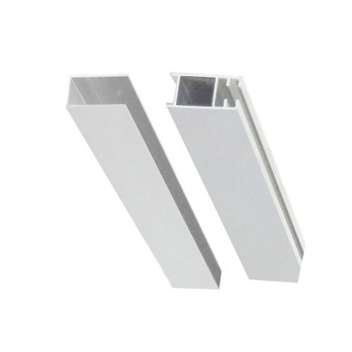 MEREO - Lišta fixačná a vymedzovacia pre sprchové kúty a dvere, chróm ALU, výška 2000 mm CKND250Z2