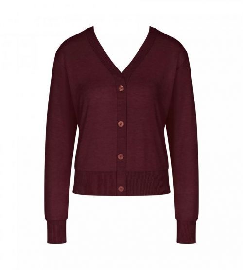 Dámsky sveter Thermal JUMPER CARDIGAN vínový 7291 3638