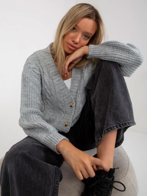 Dámsky sveter TW SW BI 6030.02 sivý jedna veľkosť